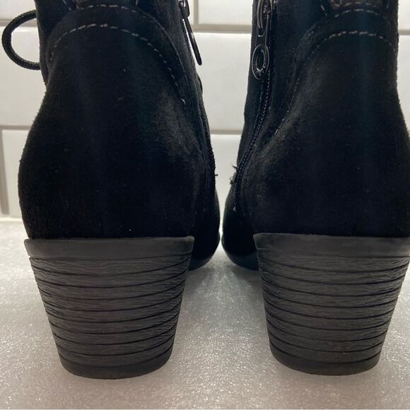⭐️SPORTO Black Suede Tie & Zip Booties 👞 size 7.5 - Picture 7 of 7